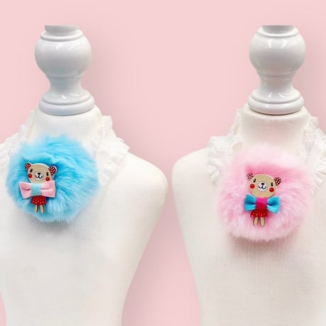 ぽんぽんベア🧸ストレッチチョーカー／10本