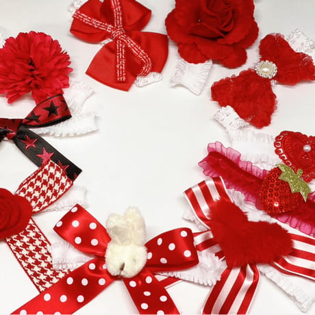 レッドアソート🌹ストレッチチョーカー／10本