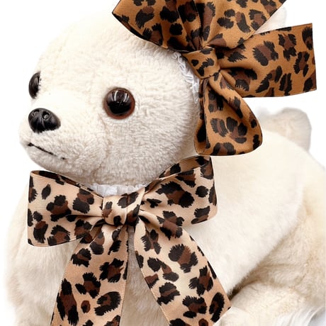 レオパリボン🐆ストレッチチョーカー／10本