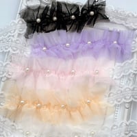 パールチュチュ🎀フリーチョーカー／リボン結びタイプ