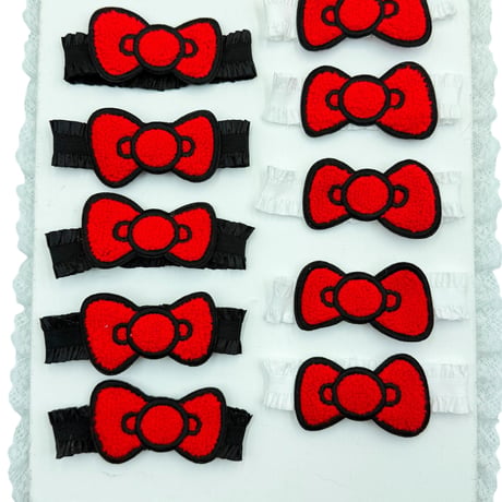happyリボン🎀ストレッチチョーカー／10本