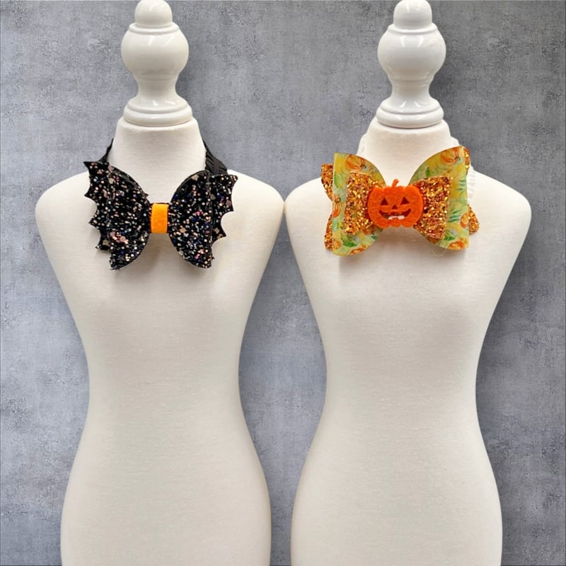 まとらん ハロウィンチョーカー80本、結びリボンチョーカー18本