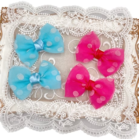 ポルカリボン🎀ストレッチチョーカー／10本
