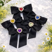 ジュエルハートリボン❤︎ストレッチチョーカー／10本