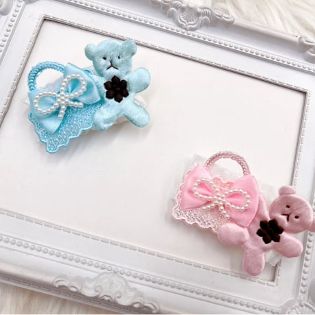 お出掛けベア🧸ストレッチチョーカー／10本