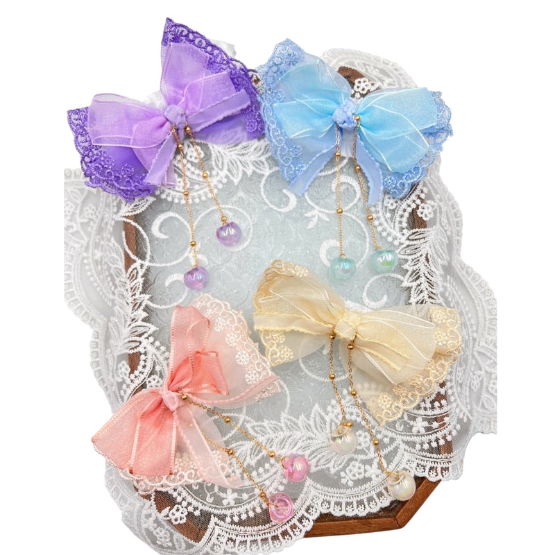 メルヘンリボン🎀ストレッチチョーカー／10本 | crazy for WAN