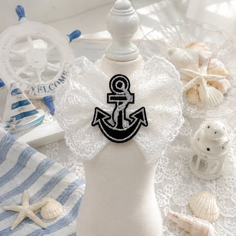 アンカーリボン⚓️ストレッチチョーカー／10本