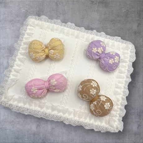 クッションリボン🎀ストレッチチョーカー／10本