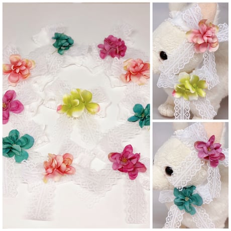 hydraレースリボン💠ストレッチチョーカー／20cm×10本