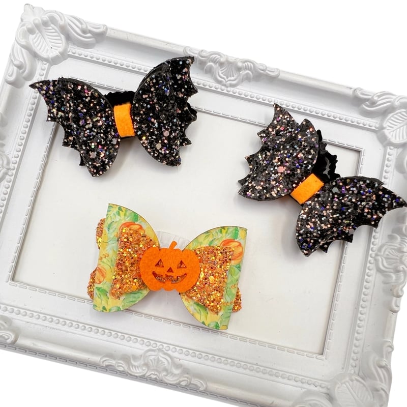 HW🎃グリッターリボンストレッチチョーカー／10本 | crazy for WAN