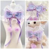 撮影用チョーカー／ラベンダー💜ベルサイユリボン   ※リボンタイプ