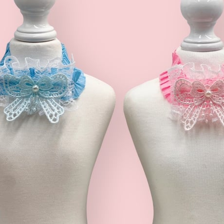 フリルリボン🎀ストレッチチョーカー／10本
