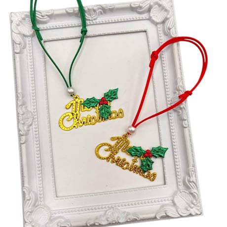 Xmasプレート🎄フリーチョーカー／10本