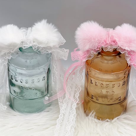 ヘッドドレス🧸くま耳ぽんぽん／リボンタイプ