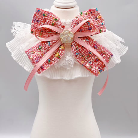 カメリアツィードリボン🎀フリーチョーカー