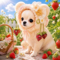 cfW🧸くま耳バブーシュカ／swing berry🍓