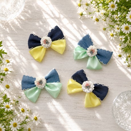 シトラスリボン💚💛ストレッチチョーカー／10本
