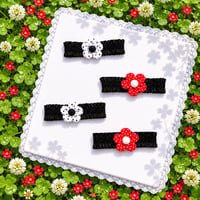 ドットフラワー🌼ストレッチチョーカー／10本