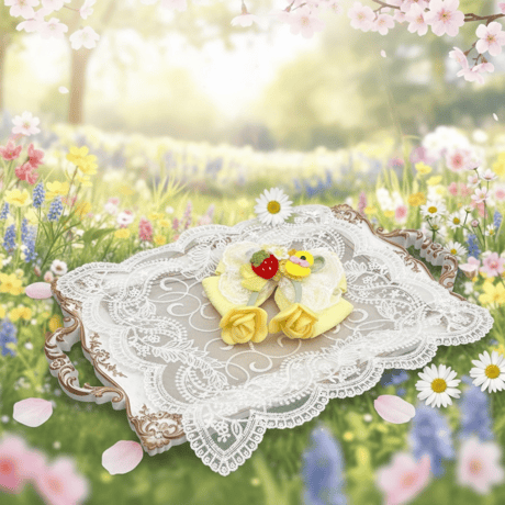 撮影用チョーカー／ぴよぴよ🐤リボンチョーカー