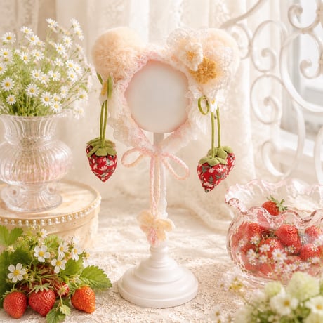 cfW🧸くま耳バブーシュカ／swing berry🍓