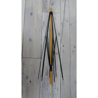傘骨　長傘用45.5cm×8本　1２㎜樫棒　BK骨　突なし　両切
