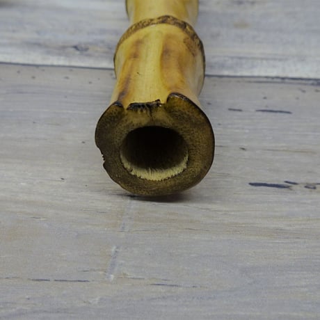 寒竹　太曲がりショートハンドル　長傘木棒用　12/10ｍｍ穴
