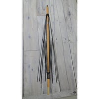 傘骨　長傘用58.5cm×8本　14㎜樫棒　BK骨　AG突