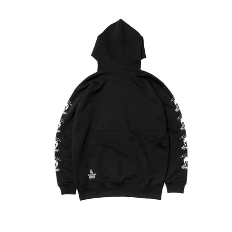 4TH ANNIVERSARY　TWIZTAKAT × KENHOL／HOODIE  BLACK