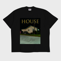 ER-04/ HOUSE (家) T-SHIRT / BLACK