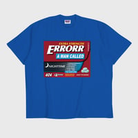 ER-04/ MEDICINE #03 T-SHIRT / BLUE
