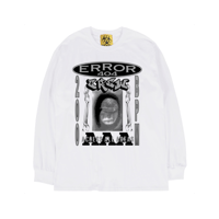 ERROR404 CREW AAA L/S TEE / WHITE