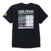 GABBER DANCE IMAGINATION T-SHIRT/ BLACK
