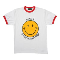 SMILE RINGER TEE/ RED