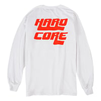 GABBER/HARDCORE L/S TEE / WHITE