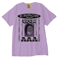 ERROR404 CREW AAA  T-SHIRT/ PURPLE