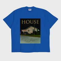 ER-04/ HOUSE (家) T-SHIRT / BLUE