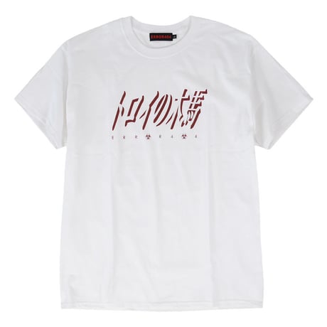 TROJAN HORSES TEE  / WHITE