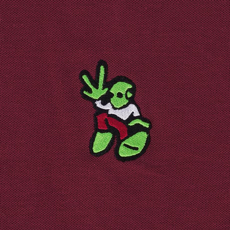 ALIEN POLO SHIRT / BURGUNDY