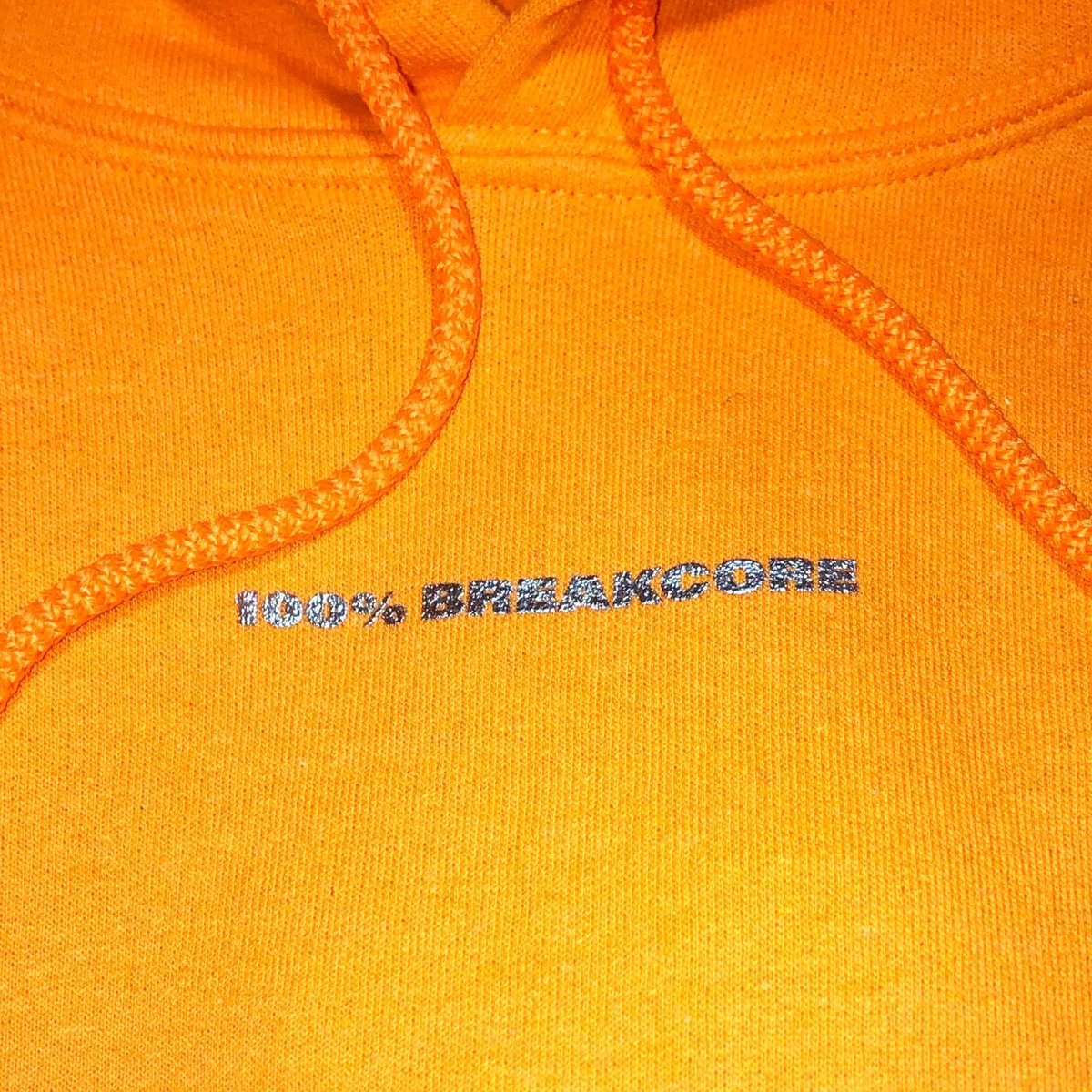 100% BREAKCORE HOODIE / ORANGE | ERROR404 100% BREAKCORE HOODIE / ORANGE | ERROR404
