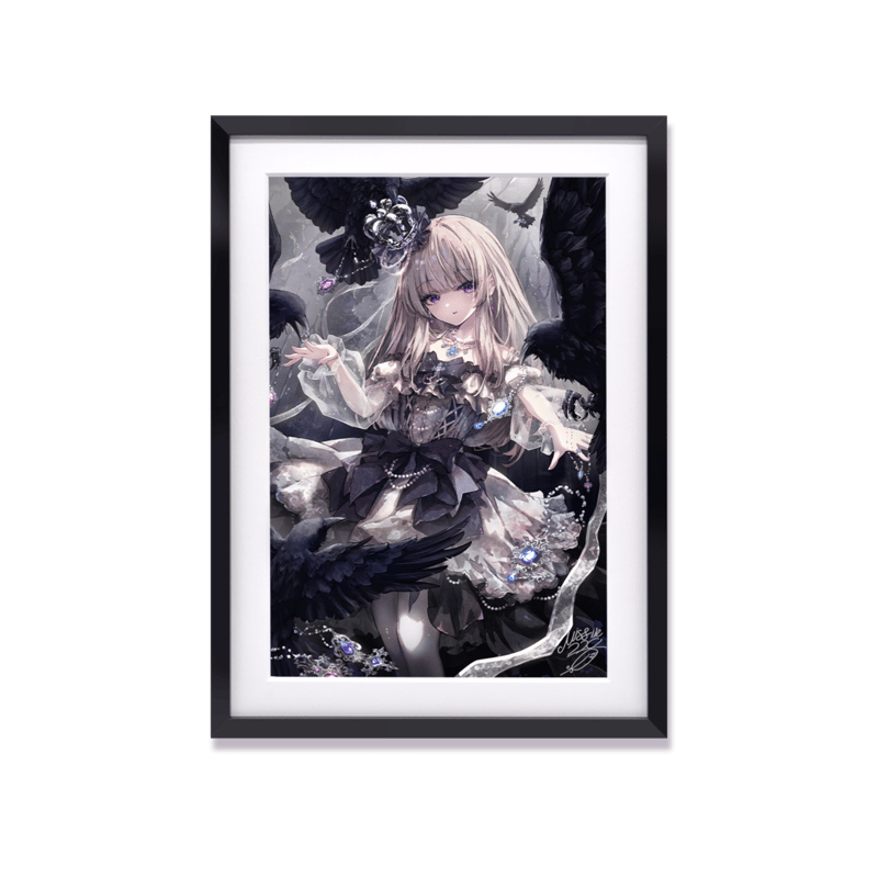 Giclée XR A4 「カラス達のプレゼント」 【MISSILE228原画コレクション