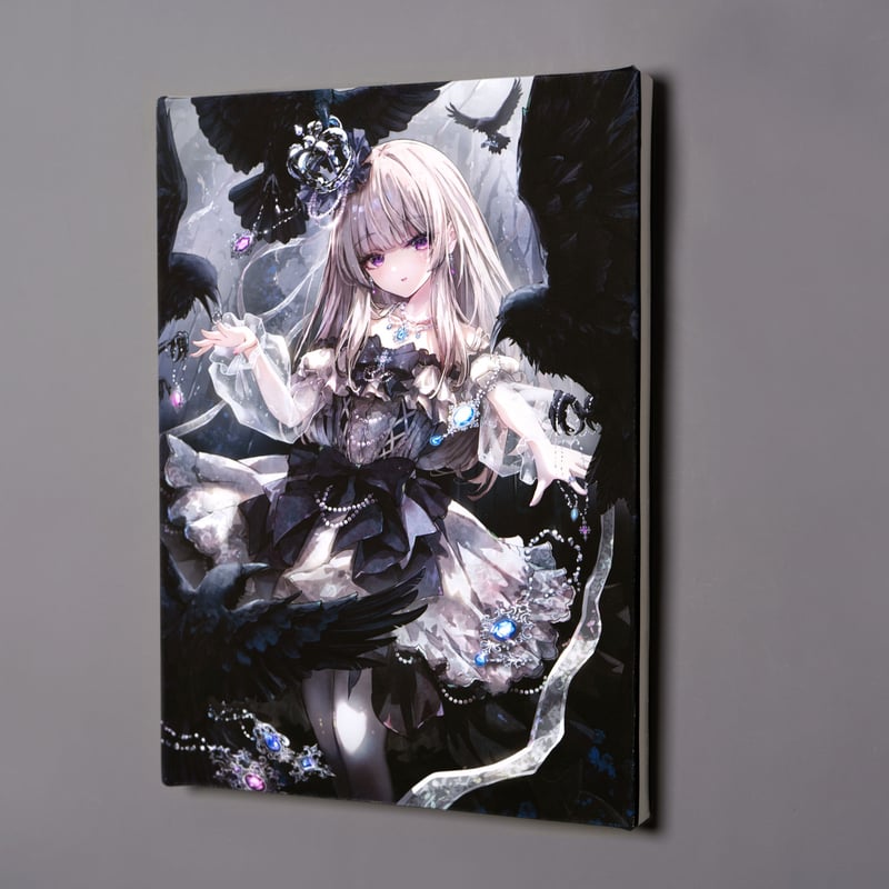 RGB Canvas Xi F4 「カラス達のプレゼント」 【MISSILE228原画コレクシ