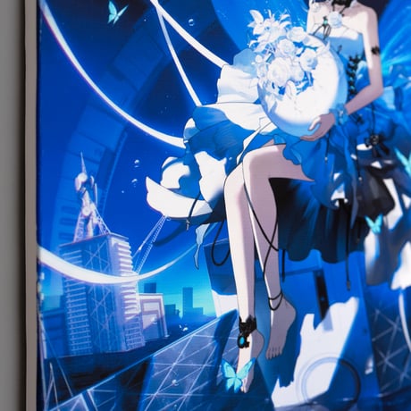 X CANVAS F4サイズ 「星の産声」 【久賀フーナ原画コレクション】