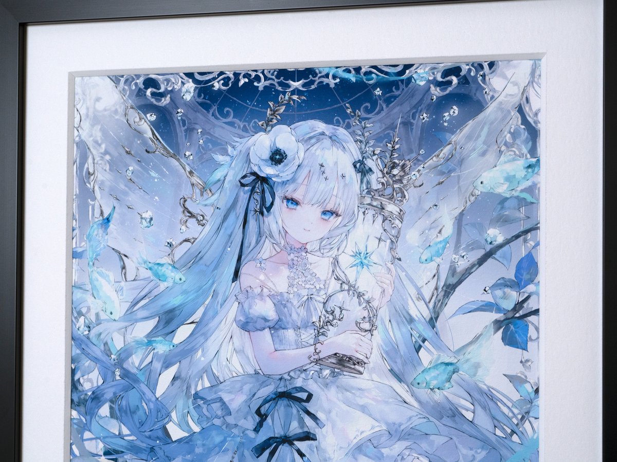 絵(原画)#2 複製原画 / ILFORD社認定RGBジークレー印刷 「Elpis」 A4サイズ