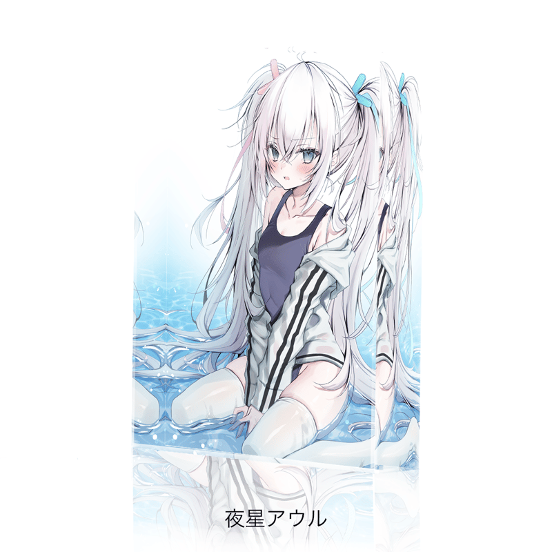 30mm厚プレミアム透過アクリルブロック 【PIXEL GIRLS: SIDE B