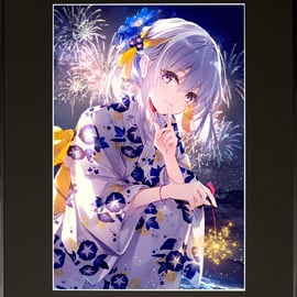 光る美少女展2024 おにねこ INTENSE Book A4サイズジークレー