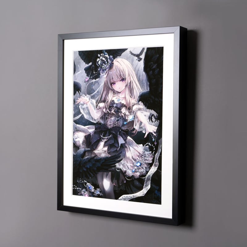 Giclée XR A4 「カラス達のプレゼント」 【MISSILE228原画コレクション