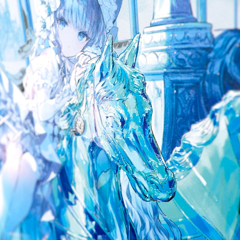 光る美少女展2025展示品先行販売】 透過ソリッドグラフ 藤ちょこ