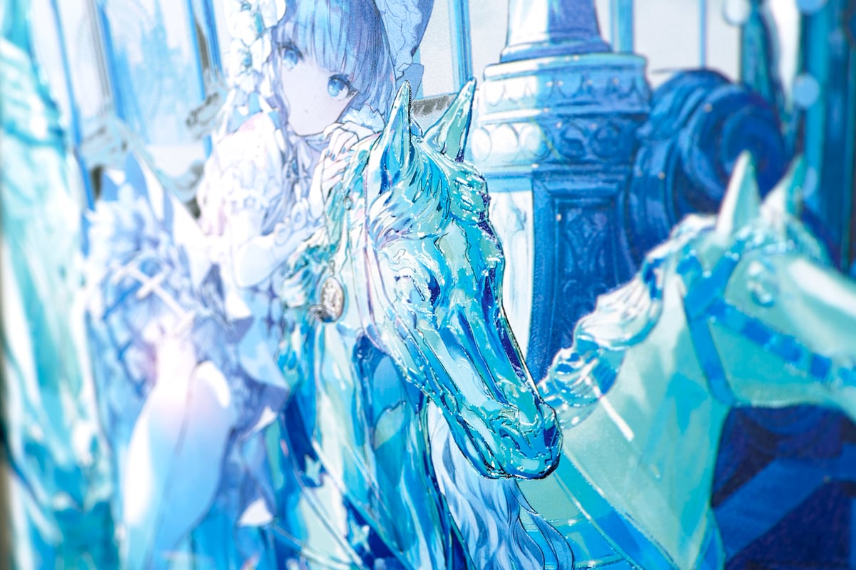 光る美少女展2025展示品先行販売】 透過ソリッドグラフ 藤ちょこ