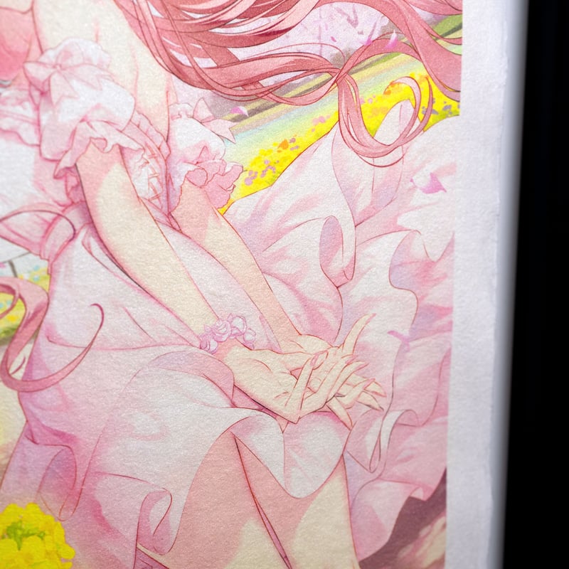 今代浮世絵 スパーク（UKIYO-E Spark） A3＋サイズ 「花風に舞う