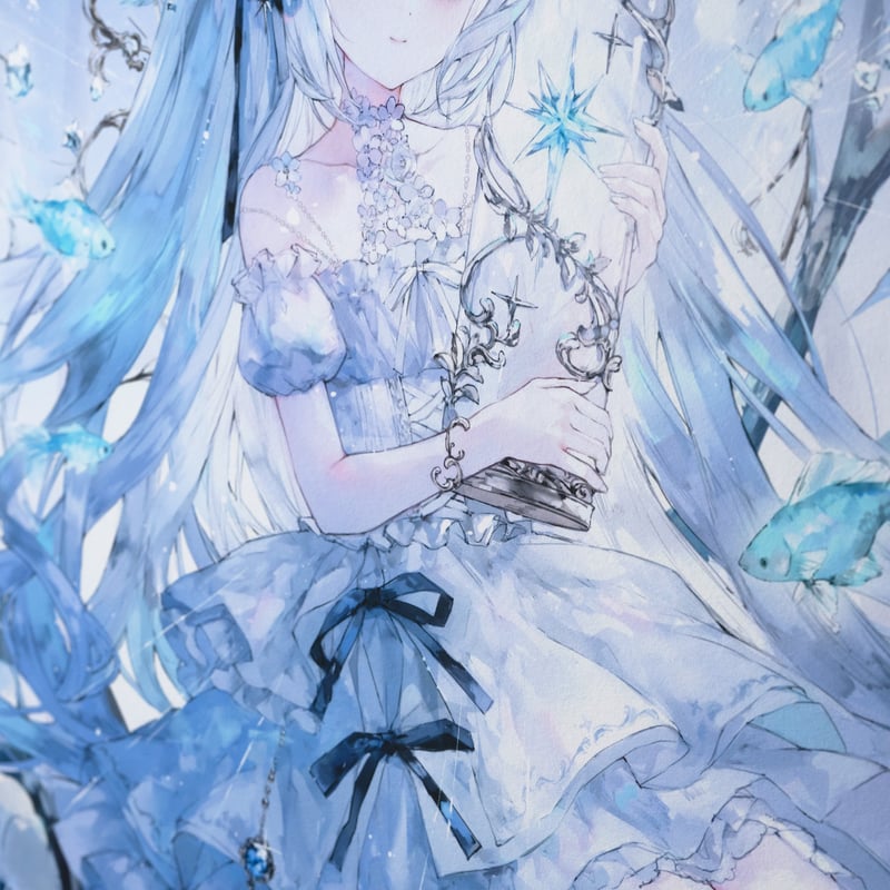 ぱんのみみ E☆2 アートコレクション 複製原画 直筆サイン
